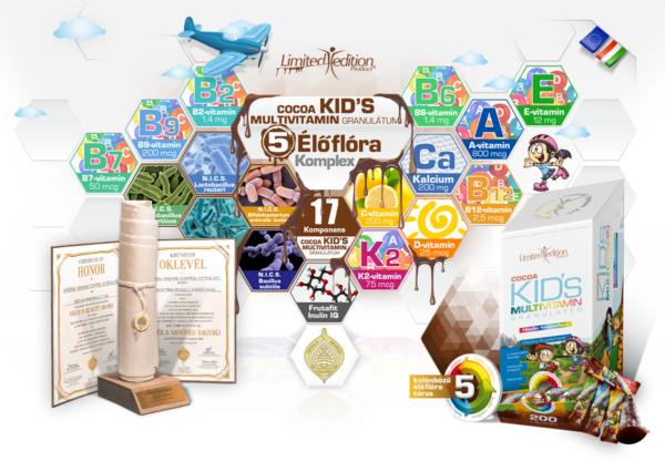 Cocoa KID's Multivitamin szájban oldódó granulátum